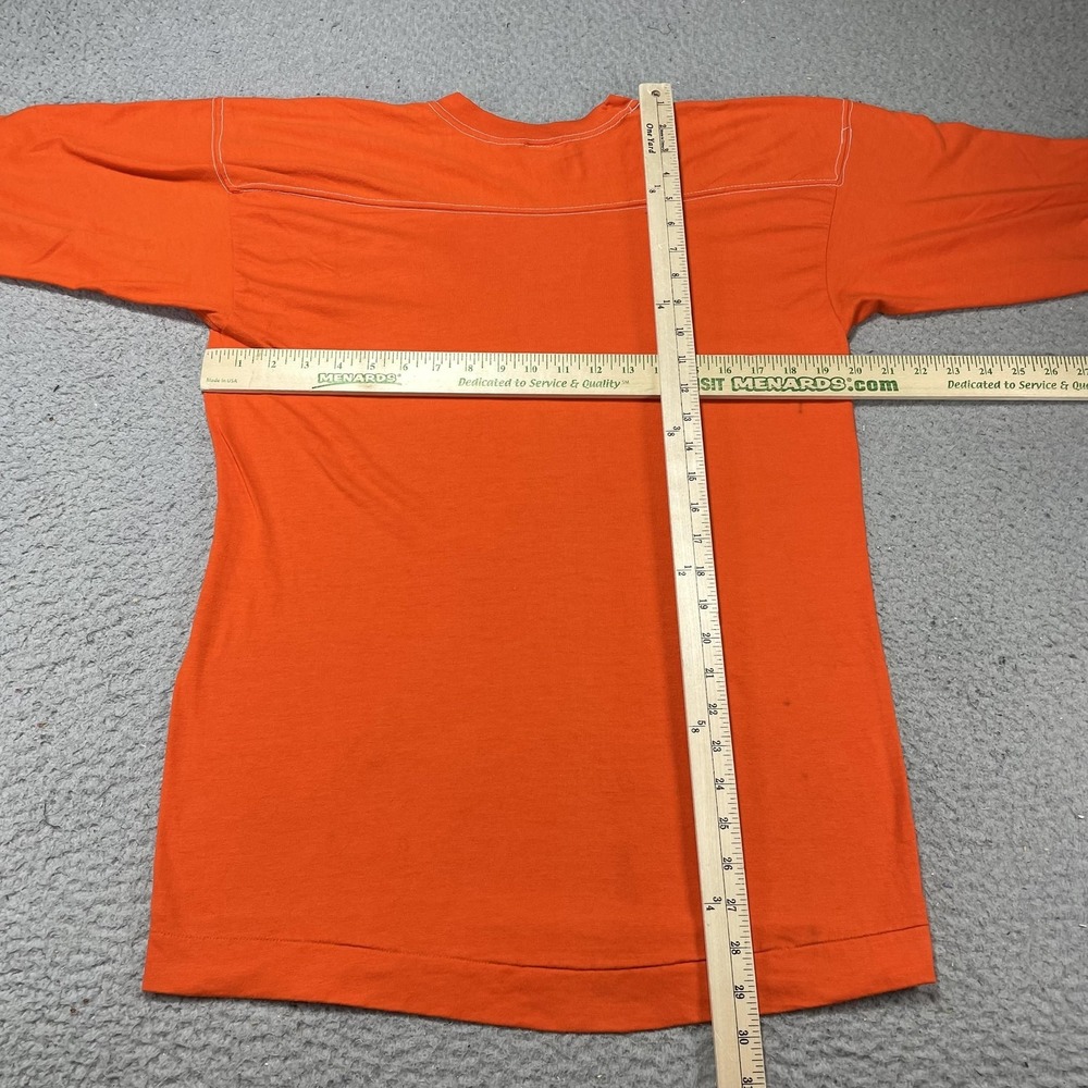 Vintage Tennessee Volunteers Shirt Mens XL Orange NCAA Football Diamond 80s - Picture 7 of 10